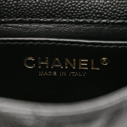 Chanel Caviar Quilted Mini Sweetheart Rectangular Flap Black 6 of 11