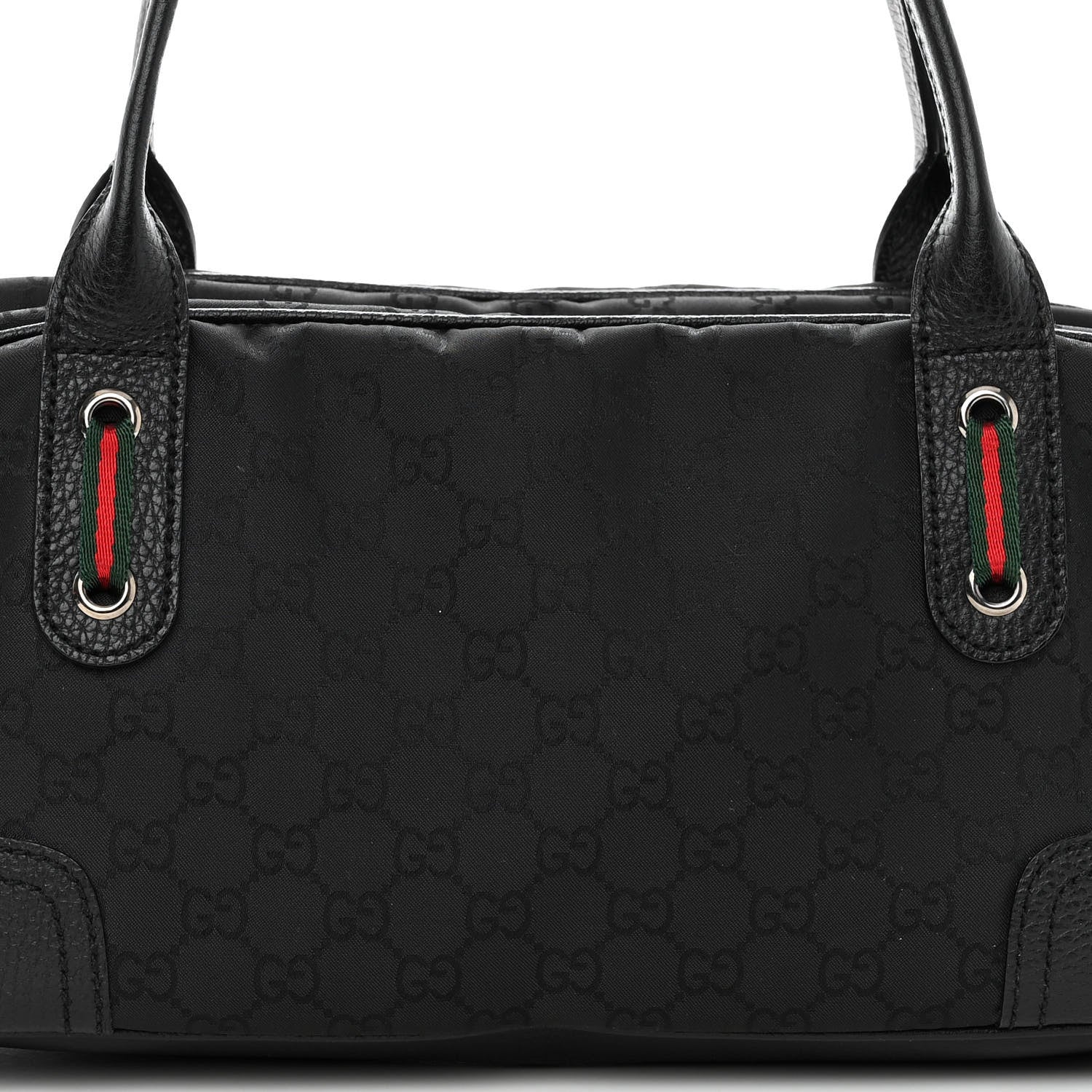 Gucci Canvas Monogram Web Princy Boston Black 8 of 11