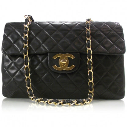 Chanel Lambskin XL Jumbo Flap Navy 1 of 13