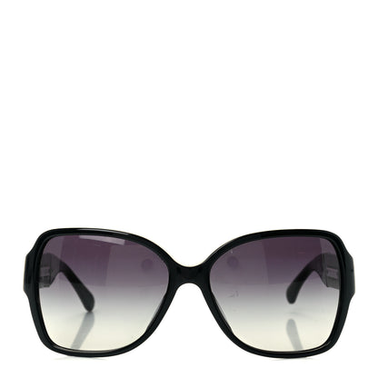 Chanel Acetate Square Summer CC Sunglasses 5230-Q-A Black 2 of 9