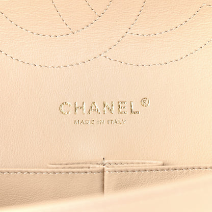 Chanel Lambskin Quilted Jumbo Double Flap Beige Clair 6 of 9
