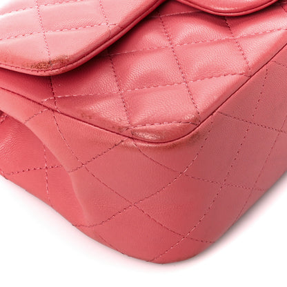 Chanel Lambskin Quilted Valentine Charms Mini Rectangular Flap Pink 11 of 14