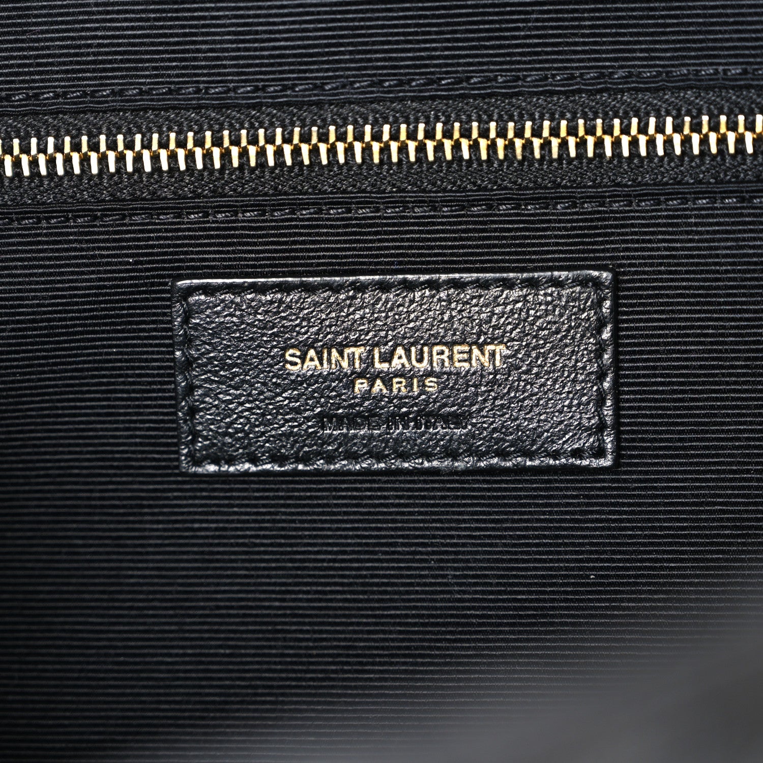 Saint Laurent Grain De Poudre Textured Mixed Matelasse Triquilt Large Monogram Satchel Anthracite 6 of 10