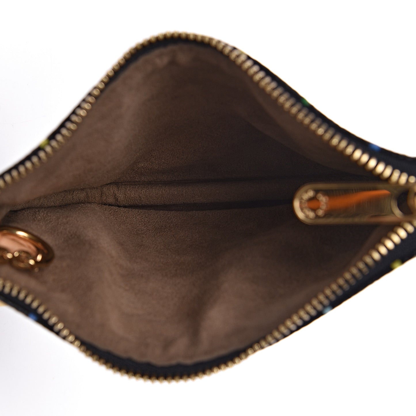 Monogram Multicolor Pochette Plate MM Black