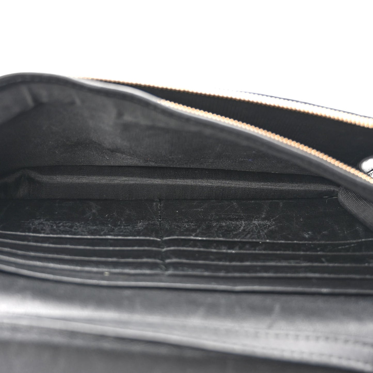 Microguccissima Crossbody Wallet Black