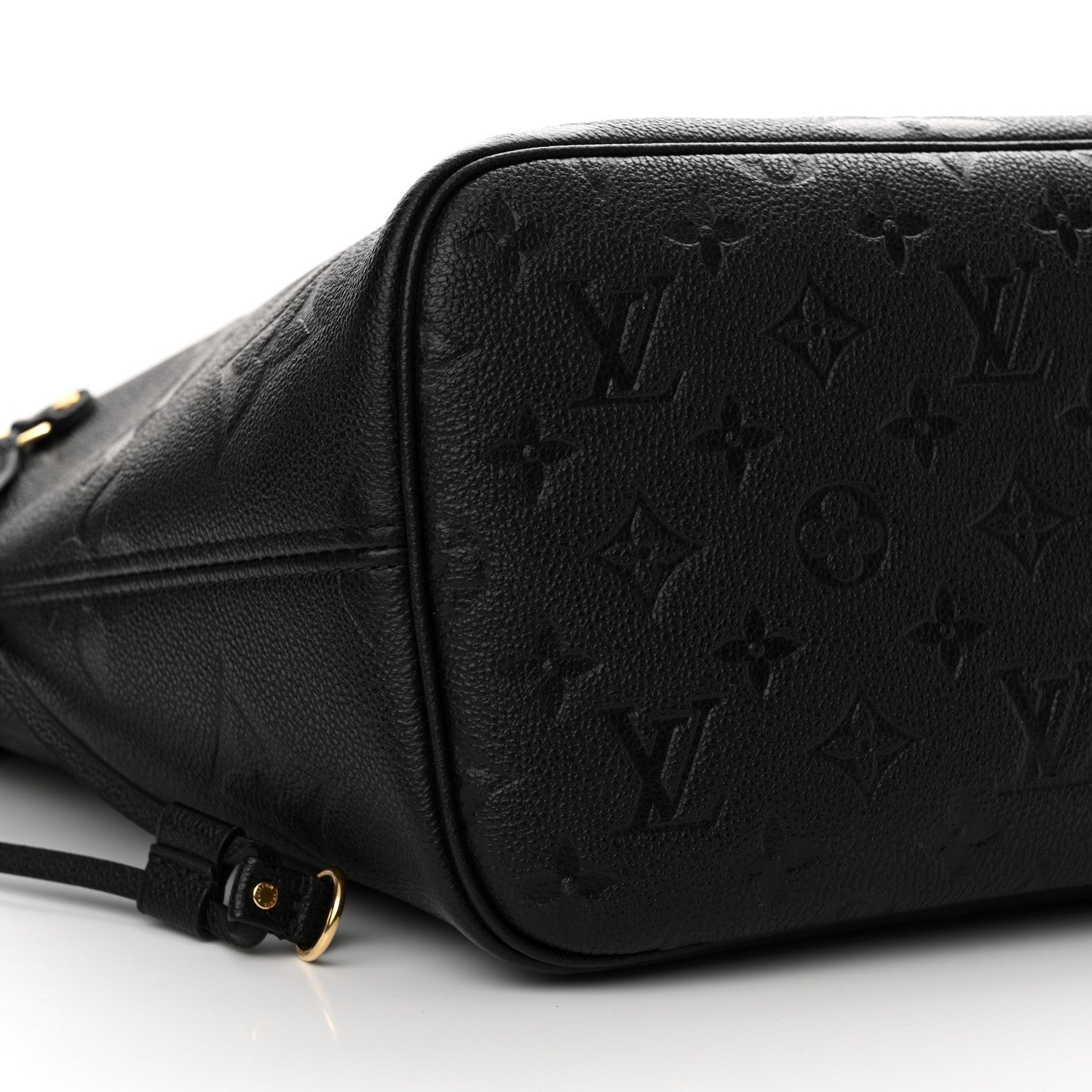 Louis Vuitton Empreinte Monogram Giant Neverfull MM Black 9 of 11