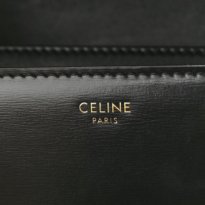 Celine Shiny Calfskin Medium Triomphe Black 6 of 9