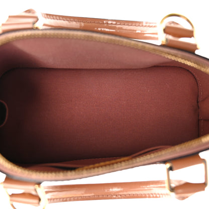 Louis Vuitton Vernis Alma BB Rose Velours 5 of 11