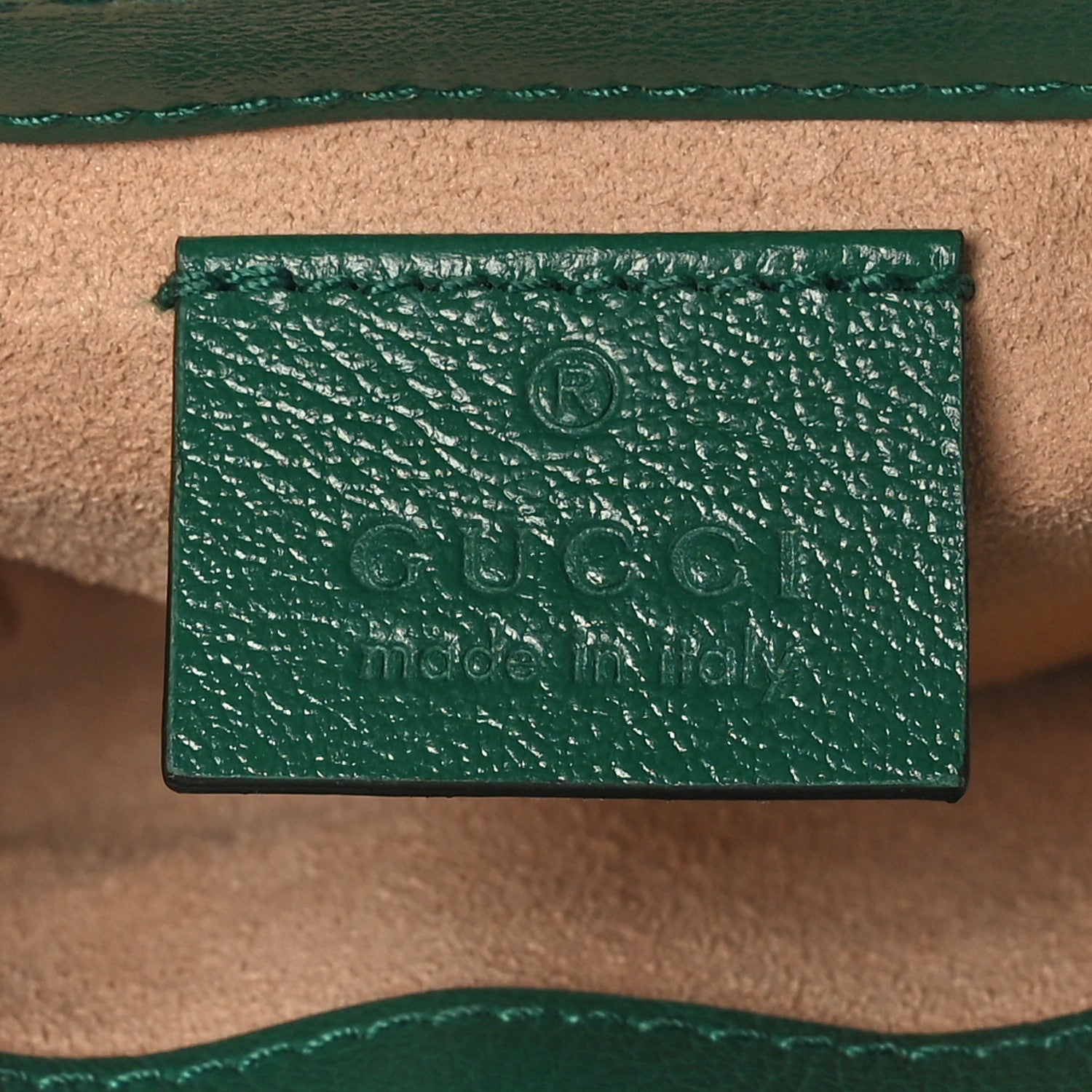 Gucci Azalea Calfskin Enamel Matelasse Diagonal Super Mini Torchon GG Marmont Shoulder Bag New Shamarock Emerald 6 of 10