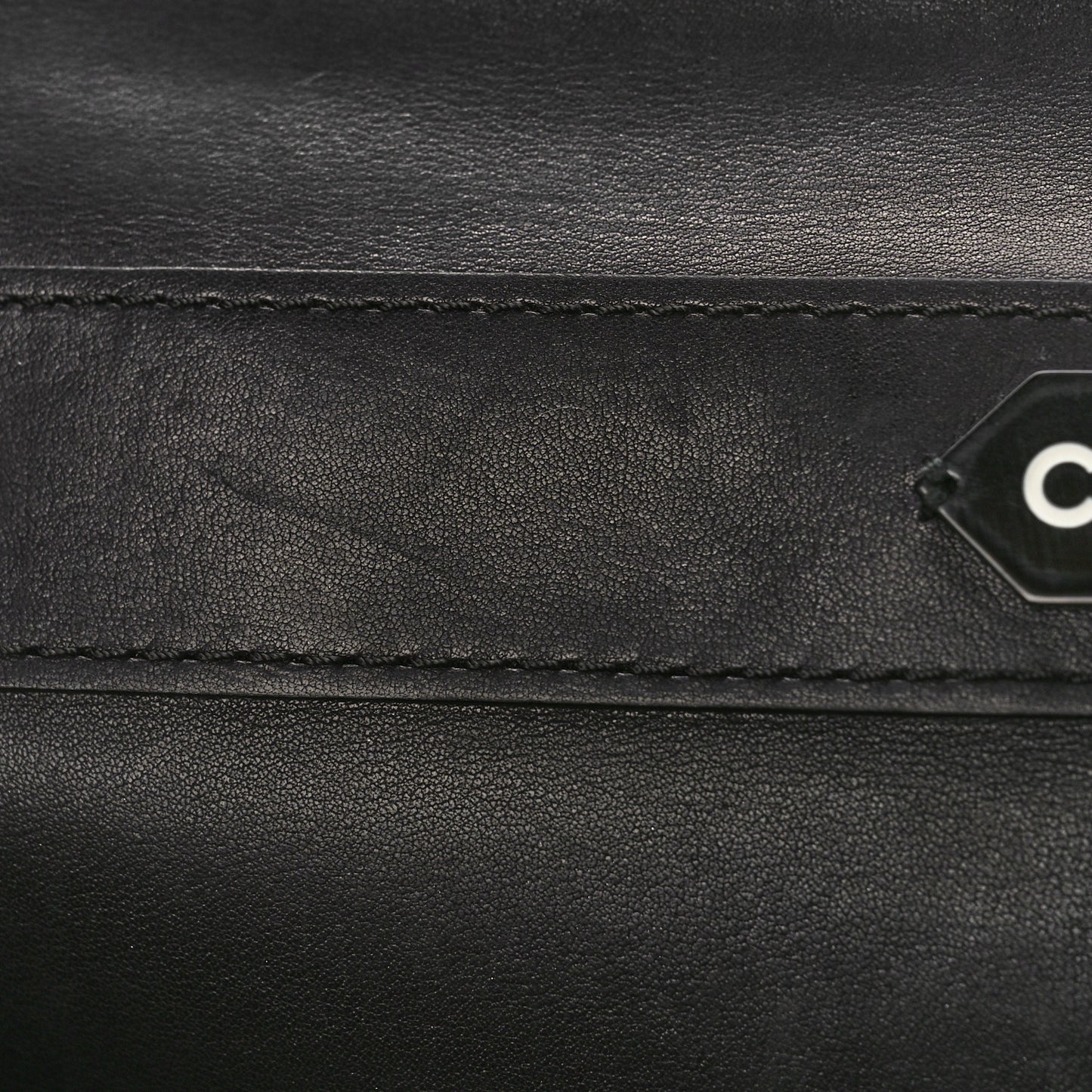 Calfskin Stitched Large Urban Luxury Top Handle Bag Black