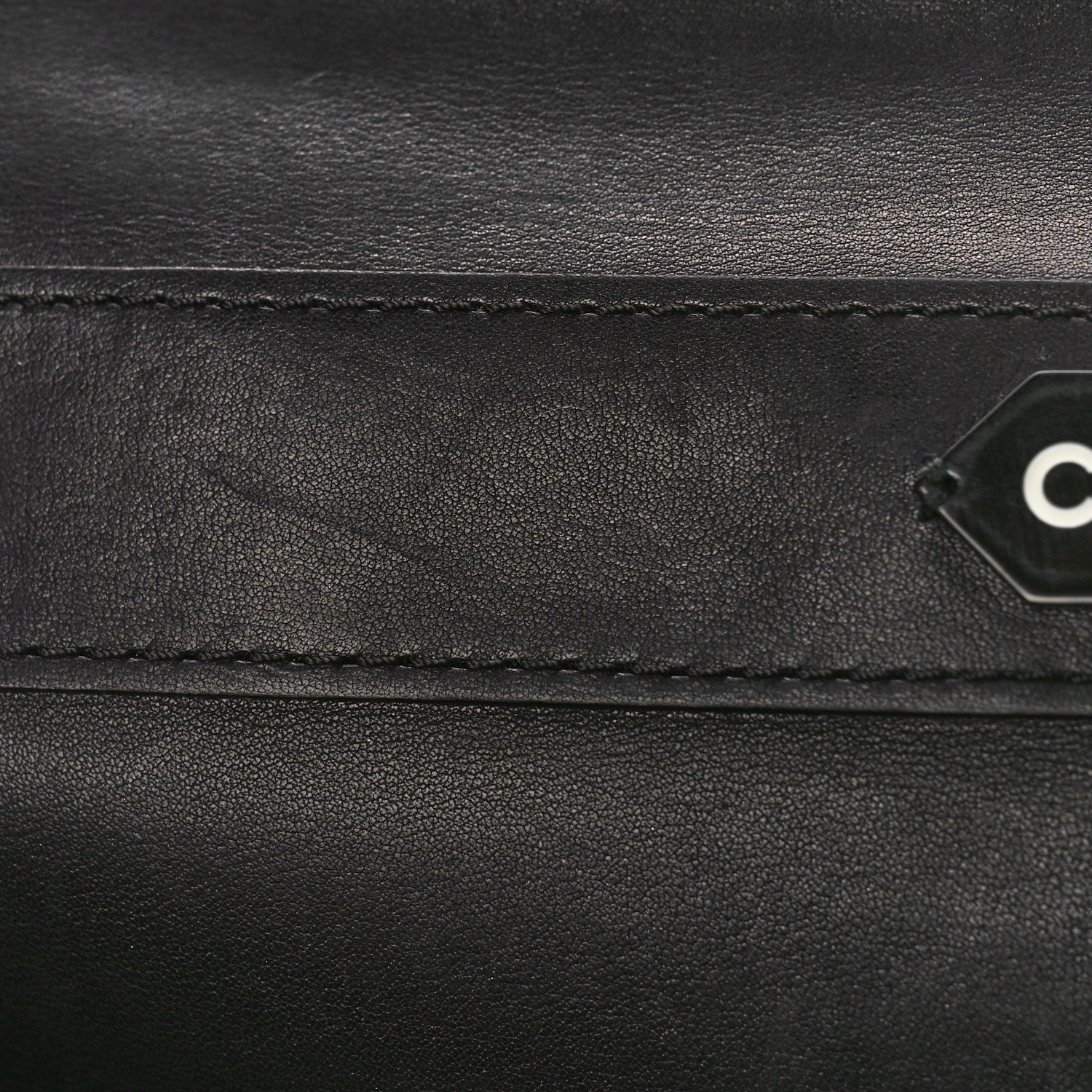 Chanel Calfskin Stitched Large Urban Luxury Top Handle Bag Black 11 of 12