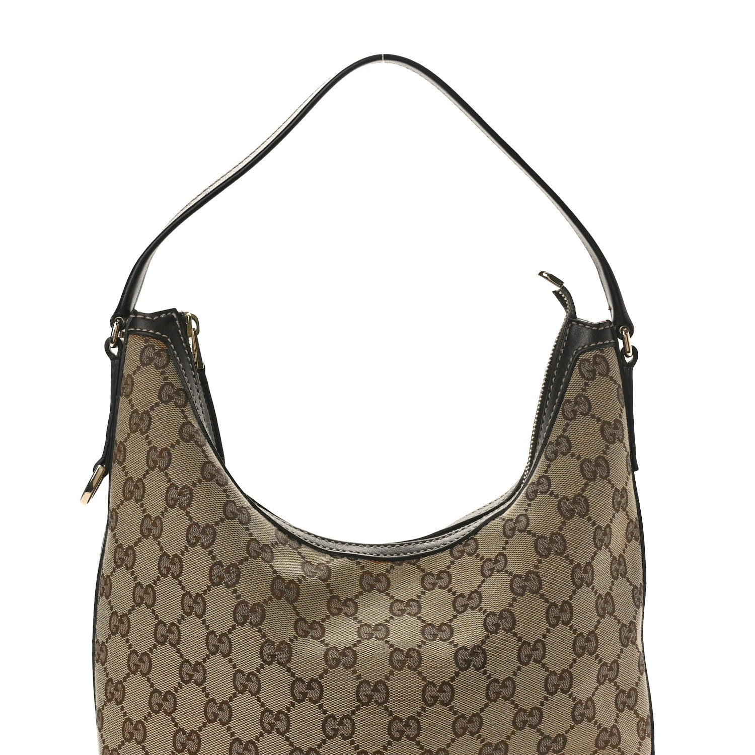 Gucci Monogram Medium New Britt Hobo Brown 7 of 9