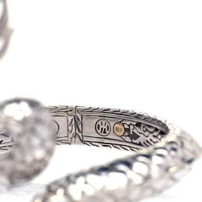 John Hardy Sterling Silver 18K Yellow Gold Naga Dragon Kick Cuff Bracelet 5 of 5