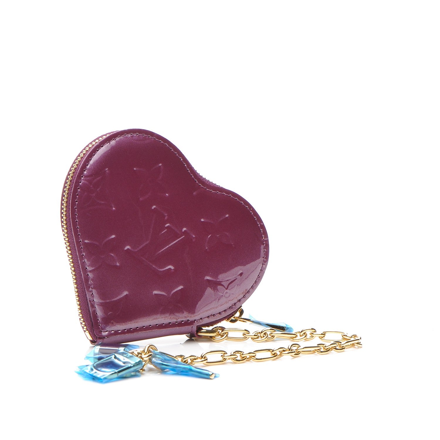 Louis Vuitton Vernis Heart Coin Purse Violet 3 of 6