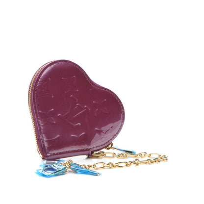 Louis Vuitton Vernis Heart Coin Purse Violet 3 of 6