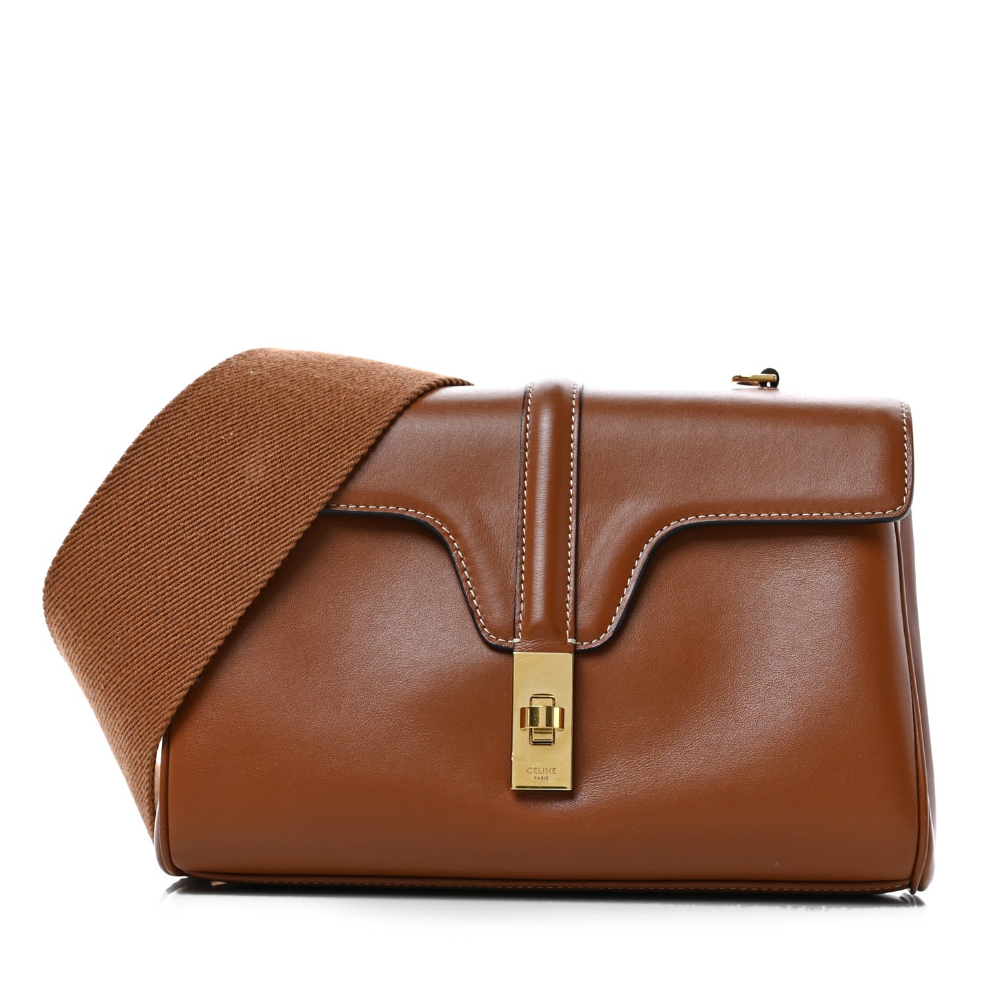 Smooth Calfskin Teen Soft 16 Shoulder Bag Tan