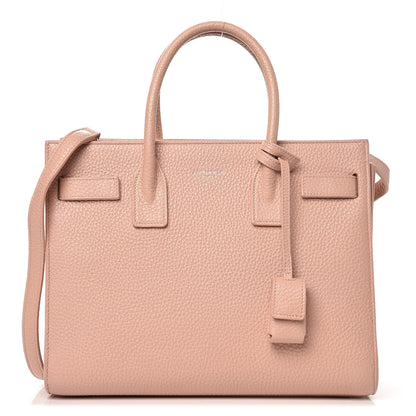 Saint Laurent Grained Calfskin Baby Sac De Jour Pale Pink 1 of 12