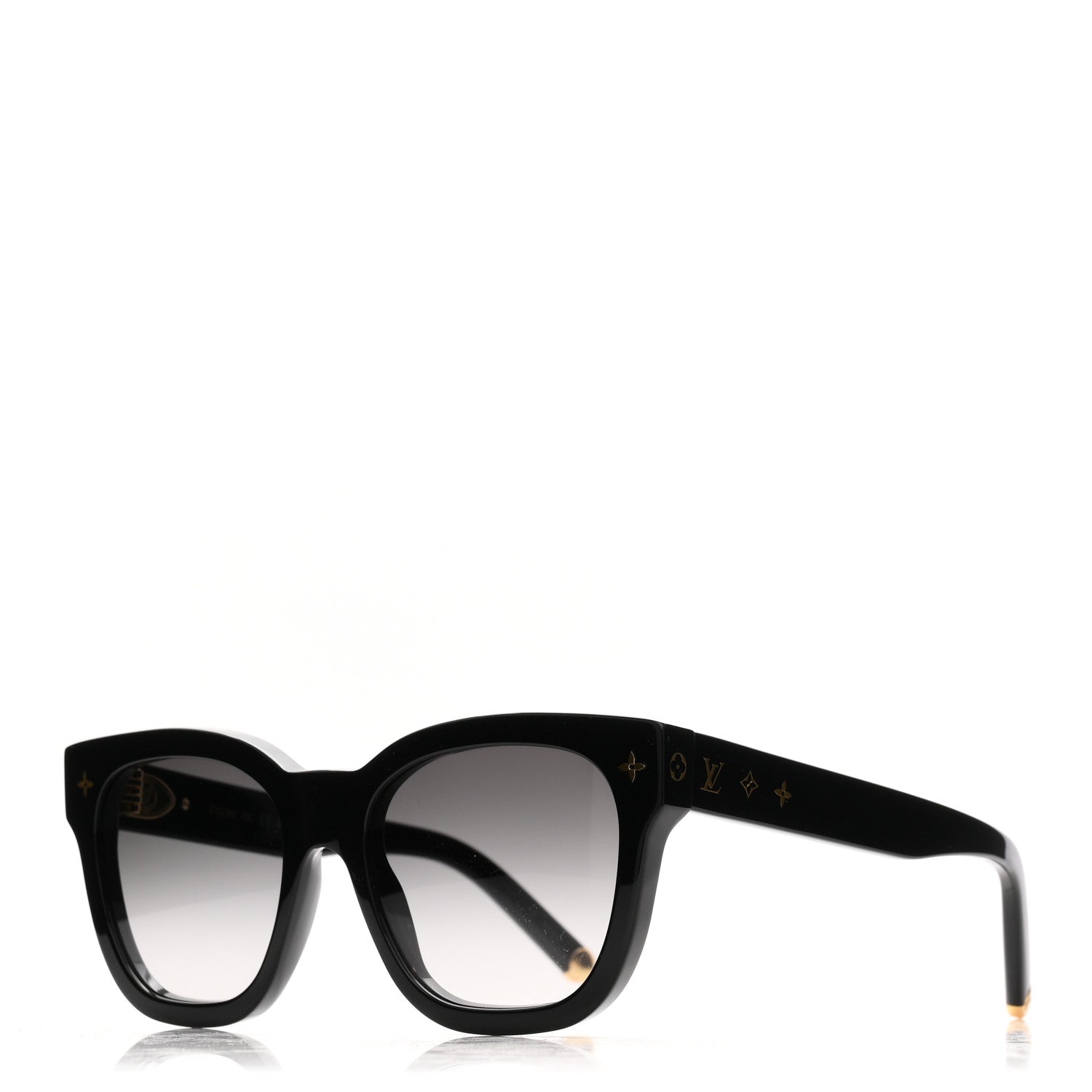 Louis Vuitton Acetate My Monogram Square Sunglasses Z1523W Black 1 of 7