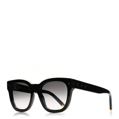 Louis Vuitton Acetate My Monogram Square Sunglasses Z1523W Black 1 of 7