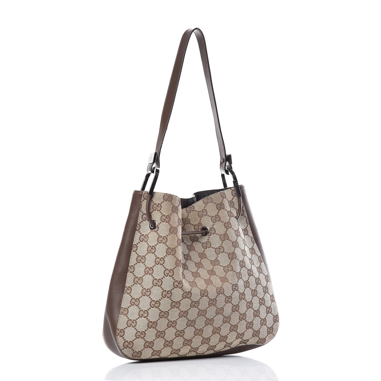 Monogram Shoulder Bag Dark Brown