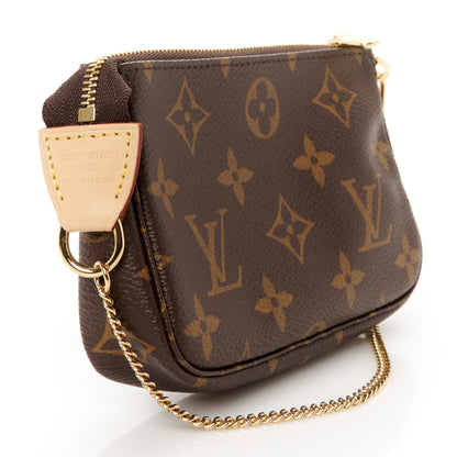 Louis Vuitton Monogram Mini Pochette Accessories 3 of 11