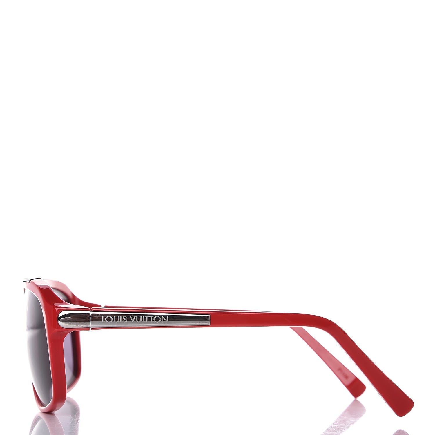 Louis Vuitton Acetate Evidence Sunglasses Z2319E Red 4 of 8
