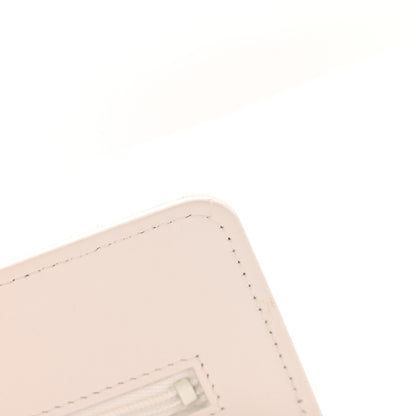 Chanel Shiny Crumpled Calfskin Quilted Enamel Heart Wallet On Chain WOC White 12 of 13