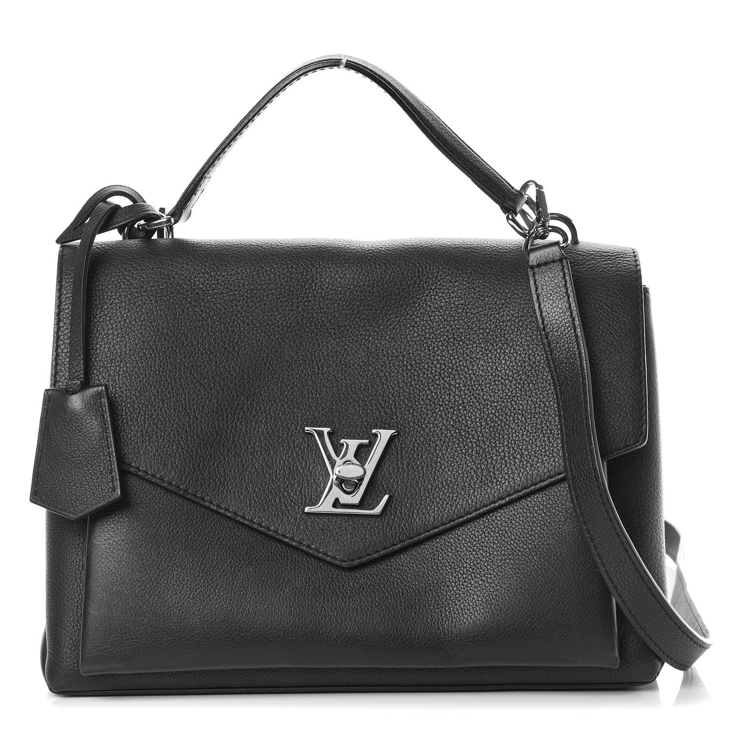 Louis Vuitton Soft Calfskin My Lockme Top Handle Black 1 of 8