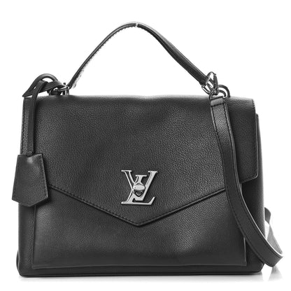 Louis Vuitton Soft Calfskin My Lockme Top Handle Black 1 of 8
