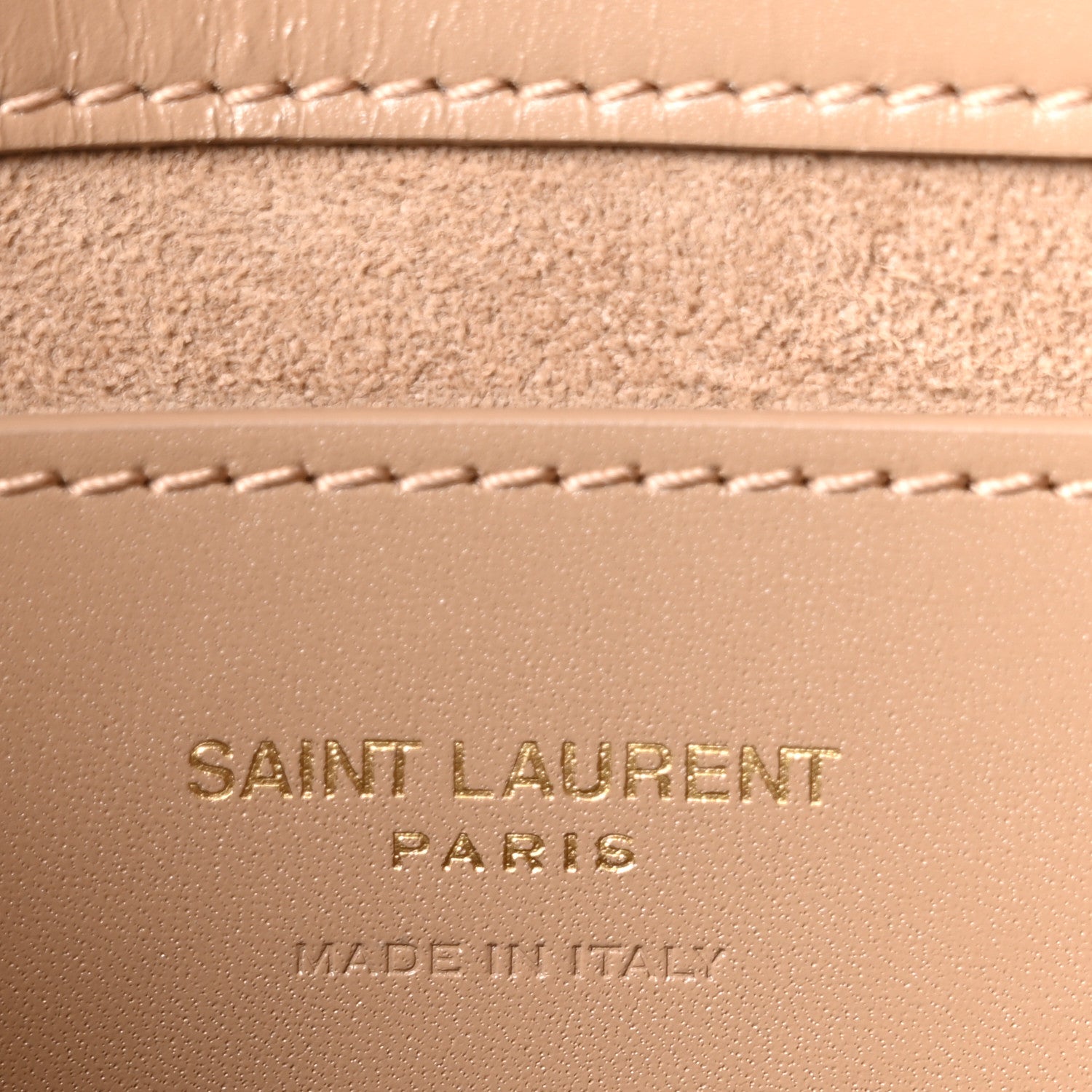 Saint Laurent Box Calfskin Mini Voltaire Top Handle Bag Dark Cork 6 of 10