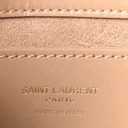 Saint Laurent Box Calfskin Mini Voltaire Top Handle Bag Dark Cork 6 of 10