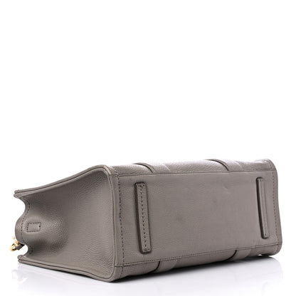 Marc Jacobs Grained Calfskin Medium The Tote Bag Grey 4 of 12