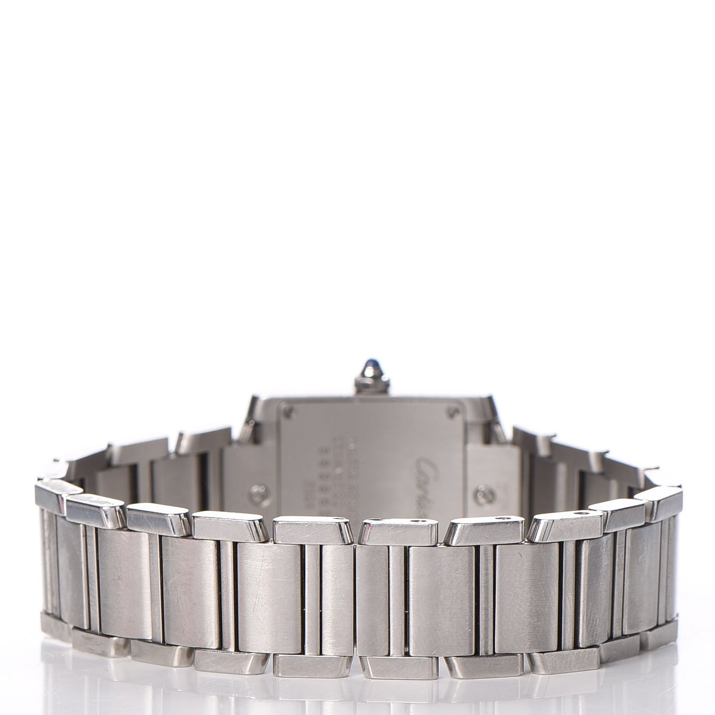 Stainless Steel 20mm Tank Francaise Quartz Watch