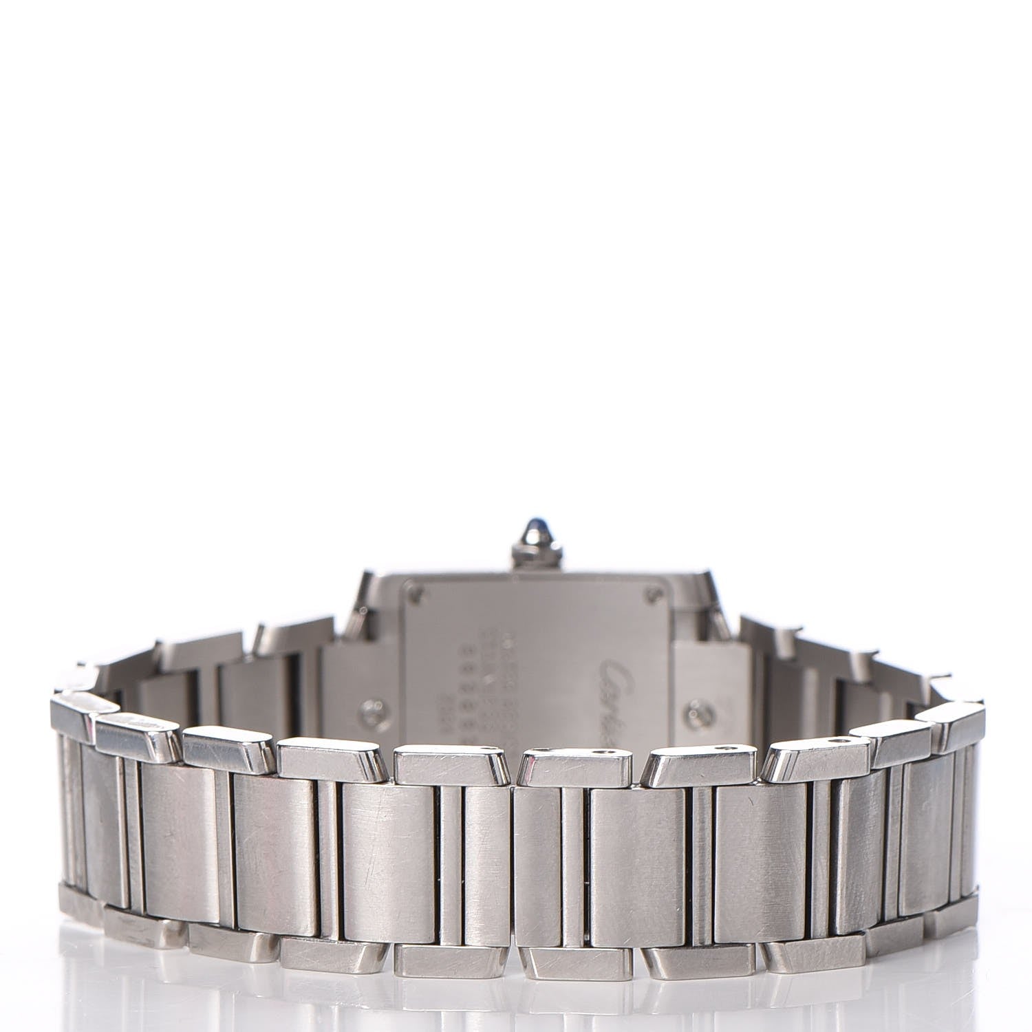 Cartier Stainless Steel 20mm Tank Francaise Quartz Watch 4 of 9