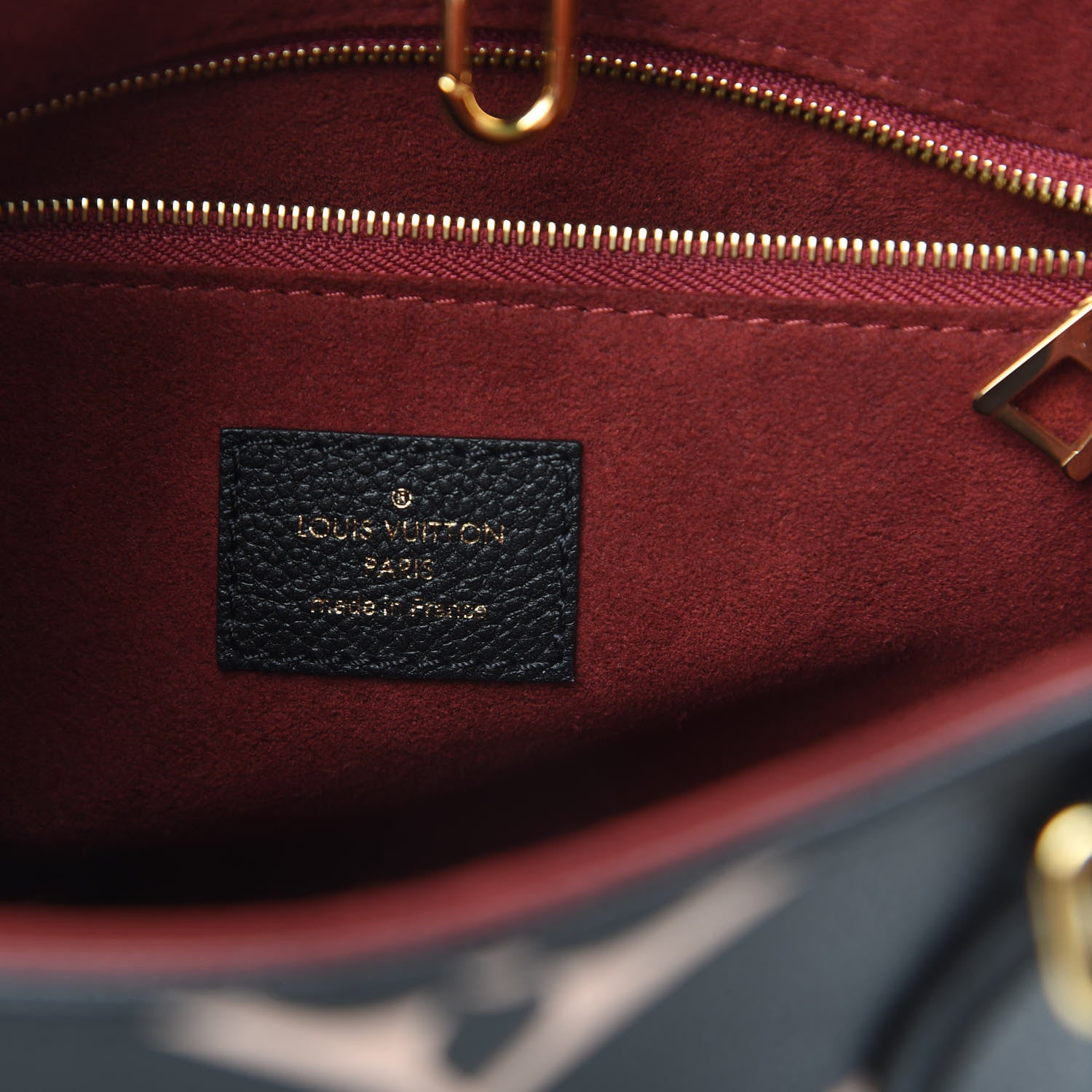 Louis Vuitton Empreinte Monogram Giant Onthego PM Black Beige 6 of 10