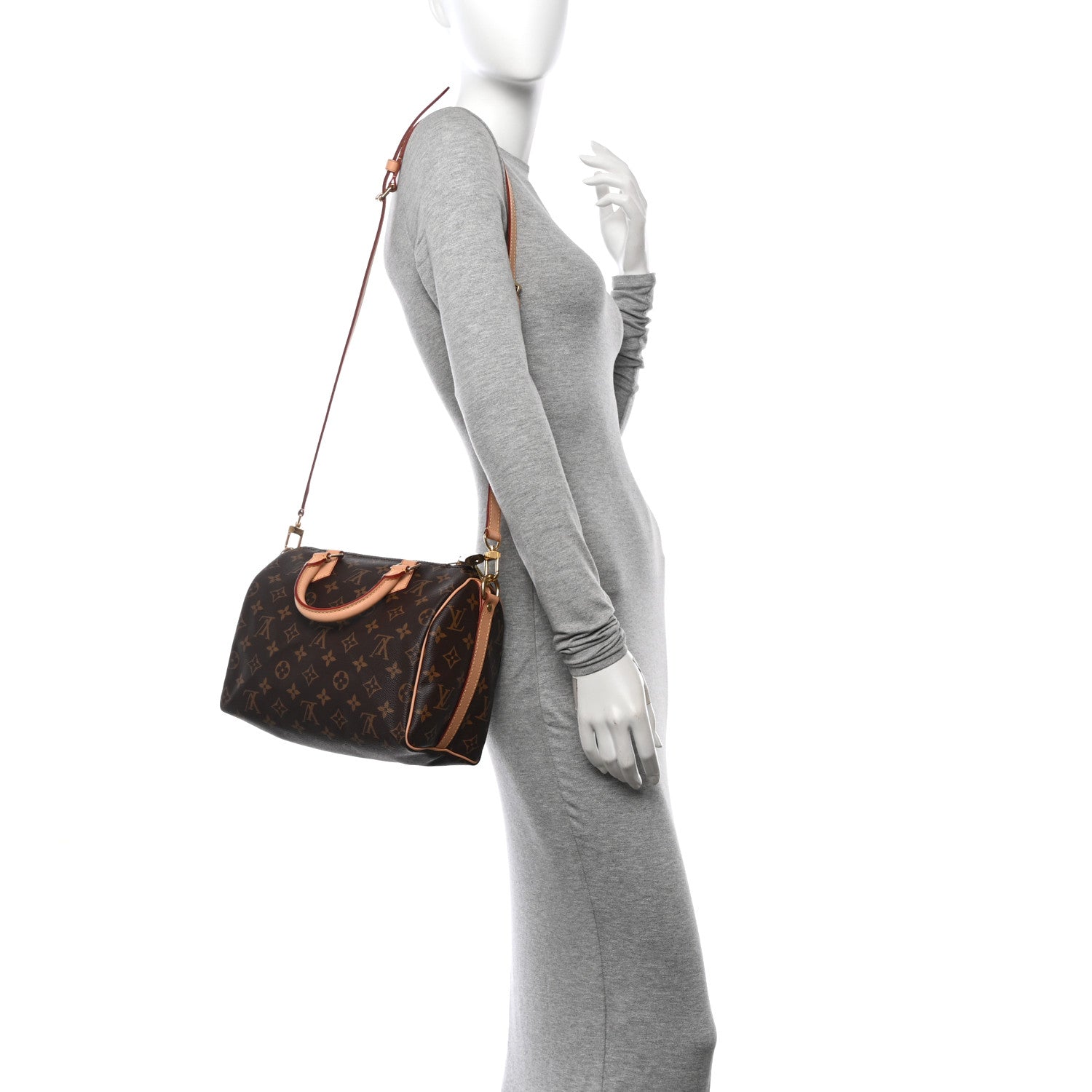 Louis Vuitton Monogram Speedy Bandouliere 25 2 of 12