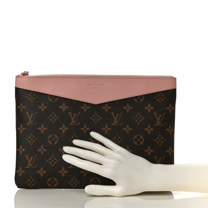 Louis Vuitton Monogram Daily Pouch Rose Poudre 2 of 10