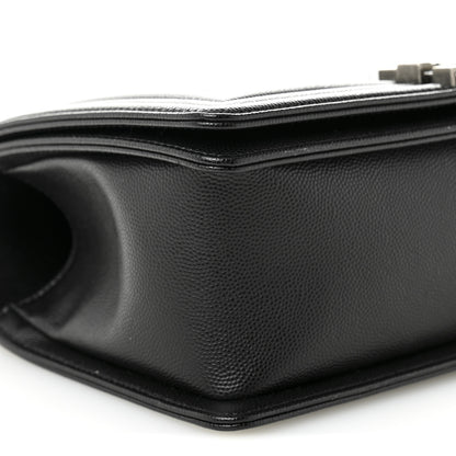 Chanel Caviar Quilted Medium Boy Flap Black 9 of 11