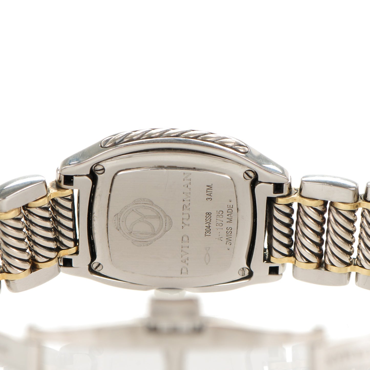 Stainless Steel 18K Yellow Gold Mother of Pearl 25mm Thoroughbred Quartz Watch