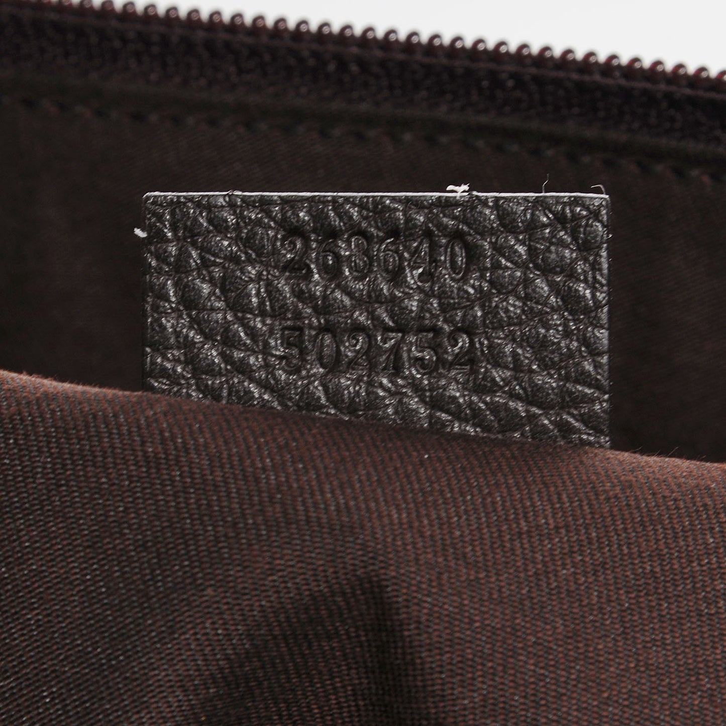 Monogram Medium Abbey Tote Dark Brown