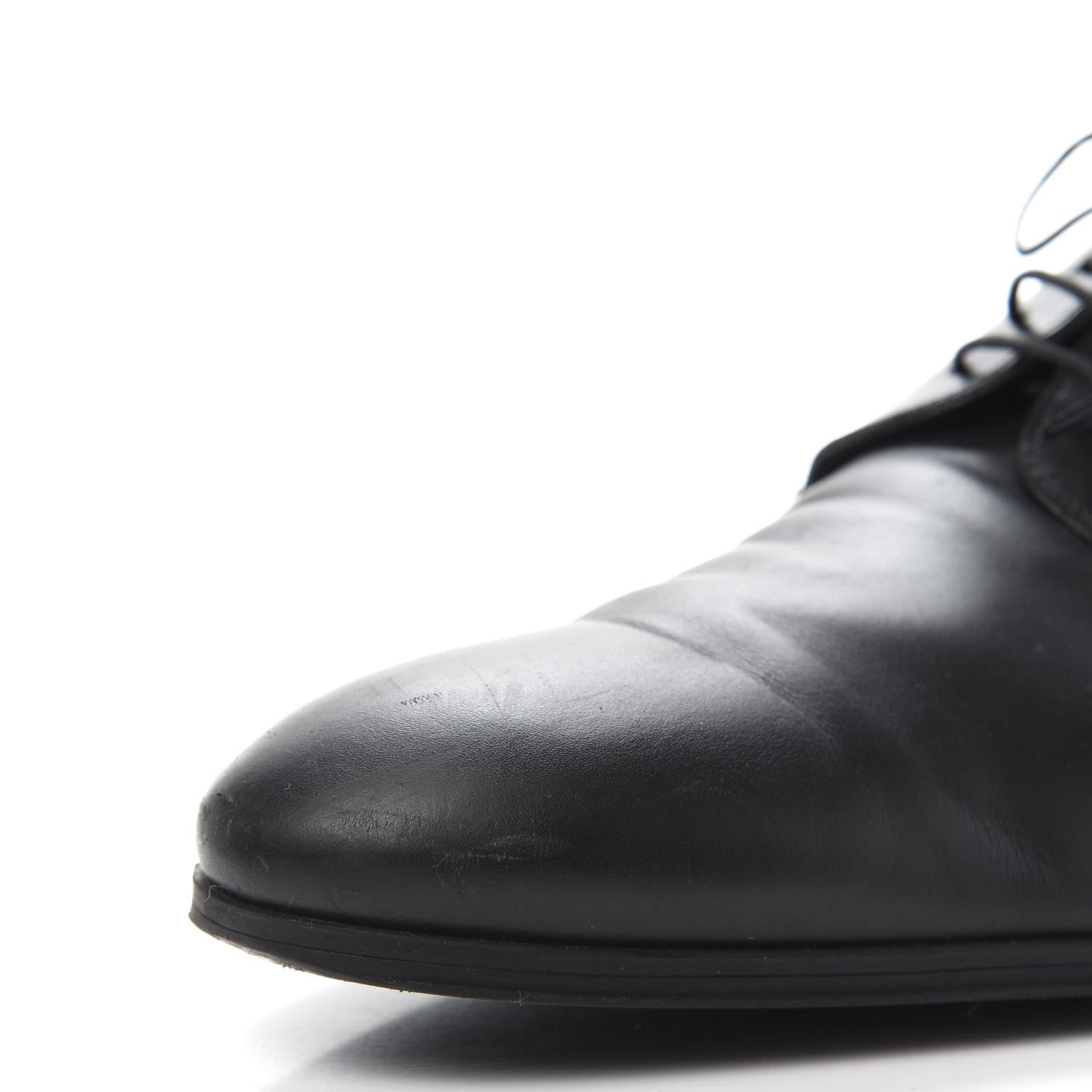 Louis Vuitton Mens Calfskin Oxfords 7.5 Black 9 of 14