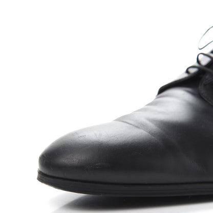 Louis Vuitton Mens Calfskin Oxfords 7.5 Black 9 of 14