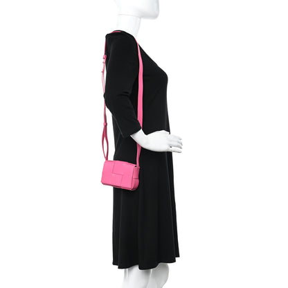 Bottega Veneta Lambskin Maxi Intrecciato Extra Mini Cassette Crossbody Bag Bon Bon 2 of 10