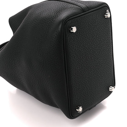 Hermes Taurillon Clemence Picotin Lock 18 PM Black 9 of 10
