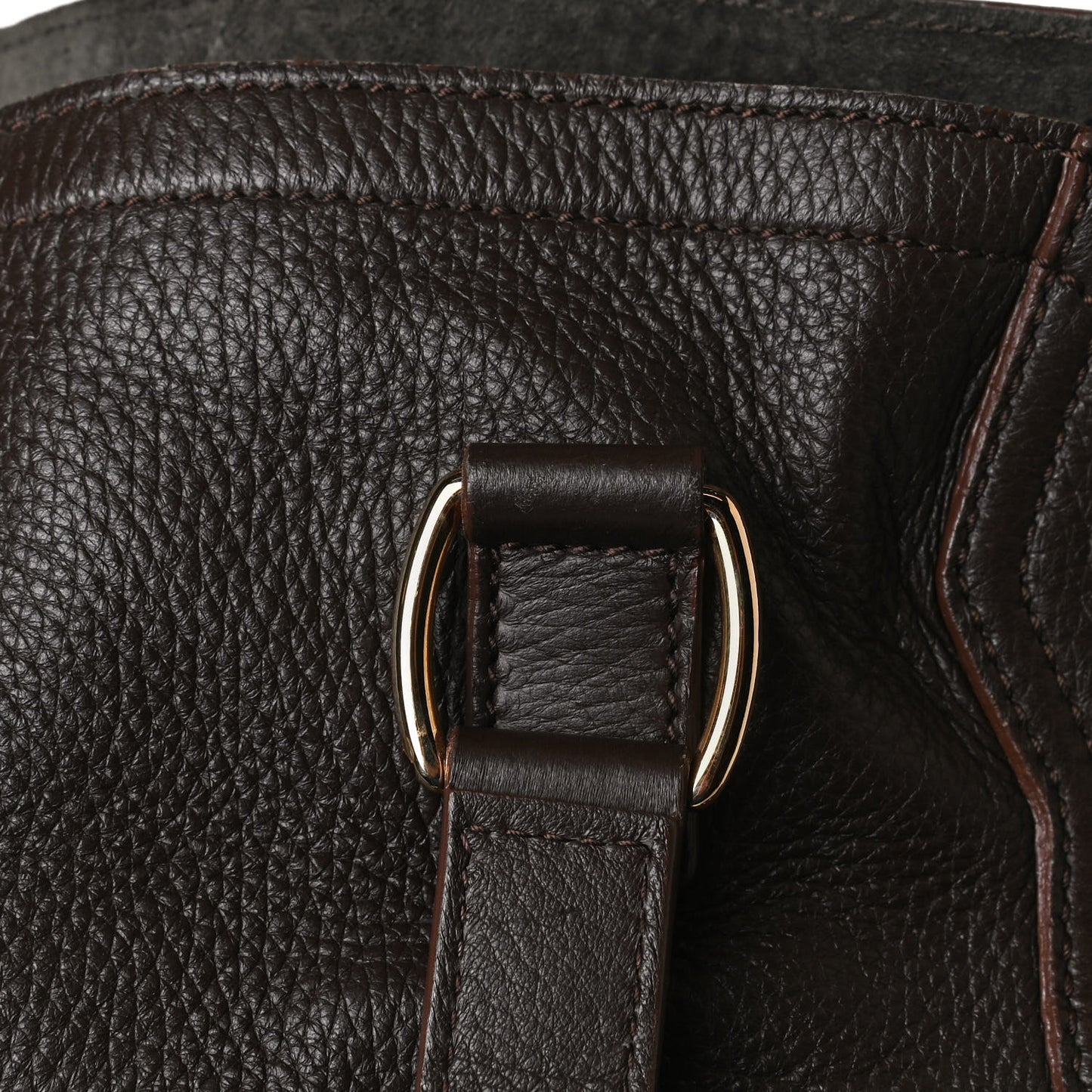 Calfskin XL Downtown Tote Brown