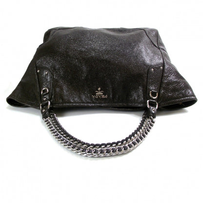 Prada Cervo Lux Chain Shoulder Bag Ebano 6 of 12
