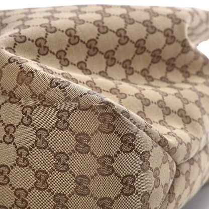 Gucci Monogram Large Horsebit Chain Hobo Dark Brown 9 of 9