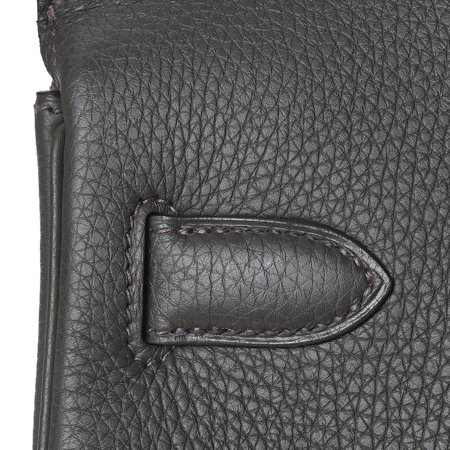 Hermes Taurillon Clemence HAC Birkin 40 Vert De Gris 10 of 30