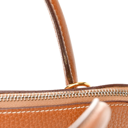 Hermes Taurillon Clemence Bolide 31 Gold 22 of 24