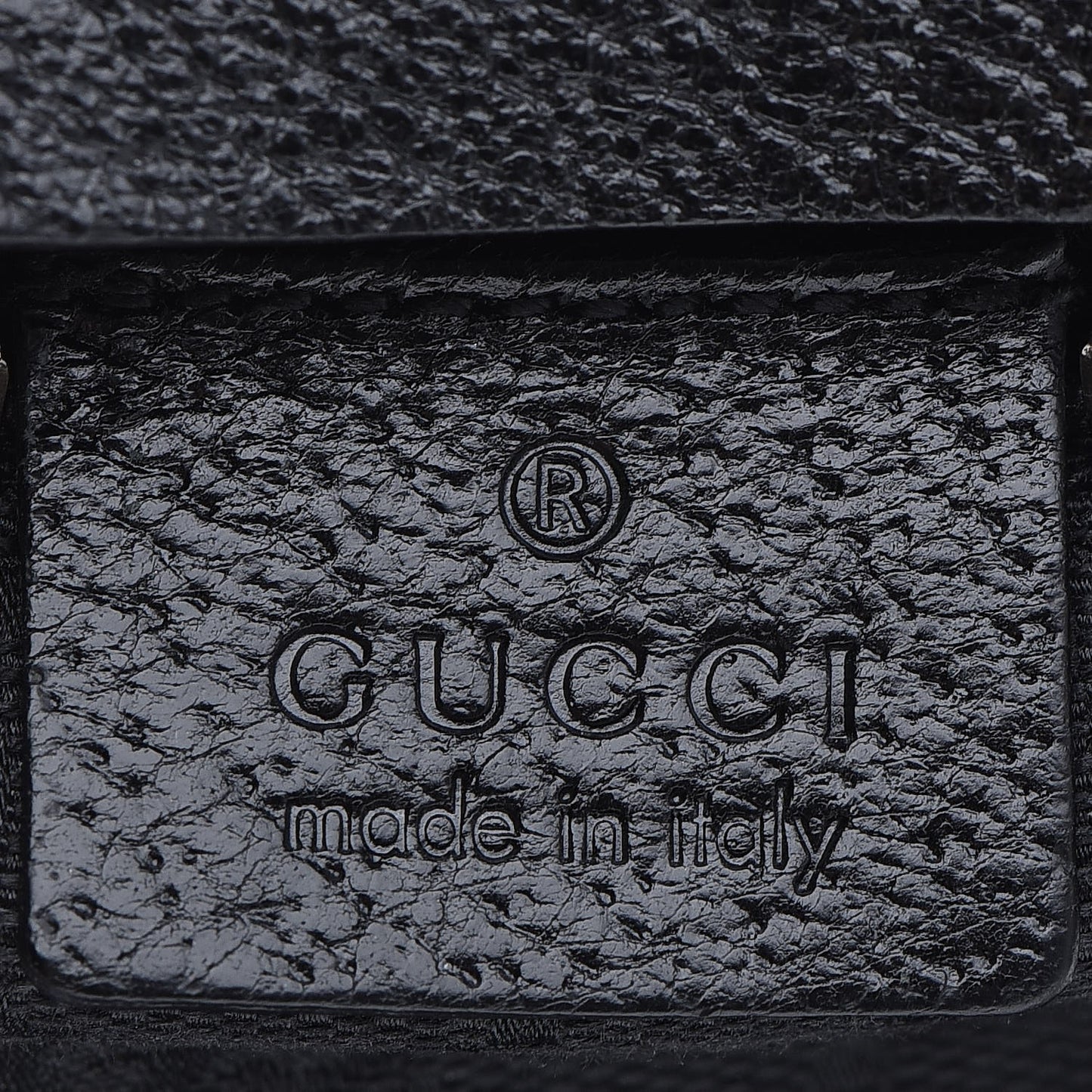 GG Monogram Double Pocket Belt Bag Black